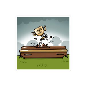 Alternative view of Mother of the Year 4" Sticker