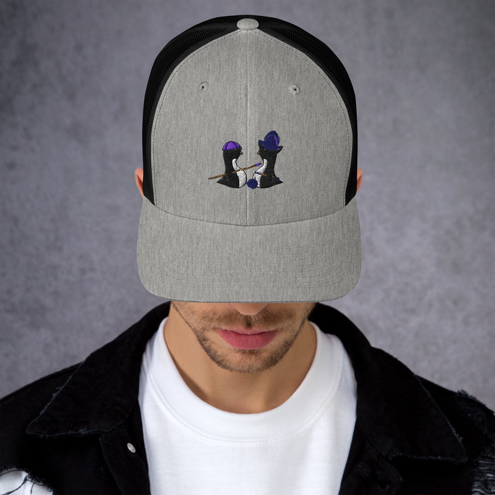 Battle Penguins Trucker Cap